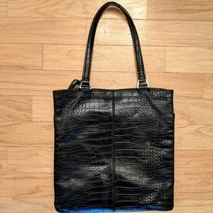Cole Haan - Crocodile Print document tote